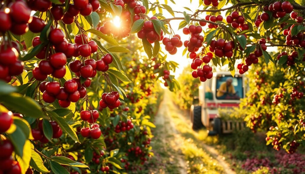 erntemethode kirschen